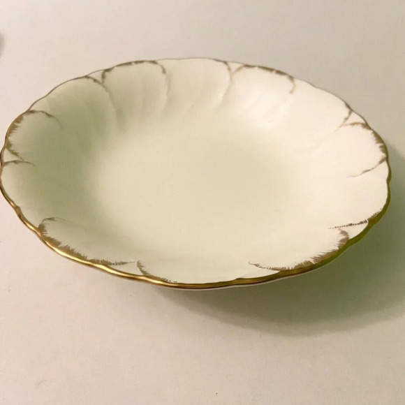 Vtg Mikasa Fruit  Dessert Sauce Bowl Simply Gold Pattern 6 Inch Ivory Bone China - Picture 9 of 16